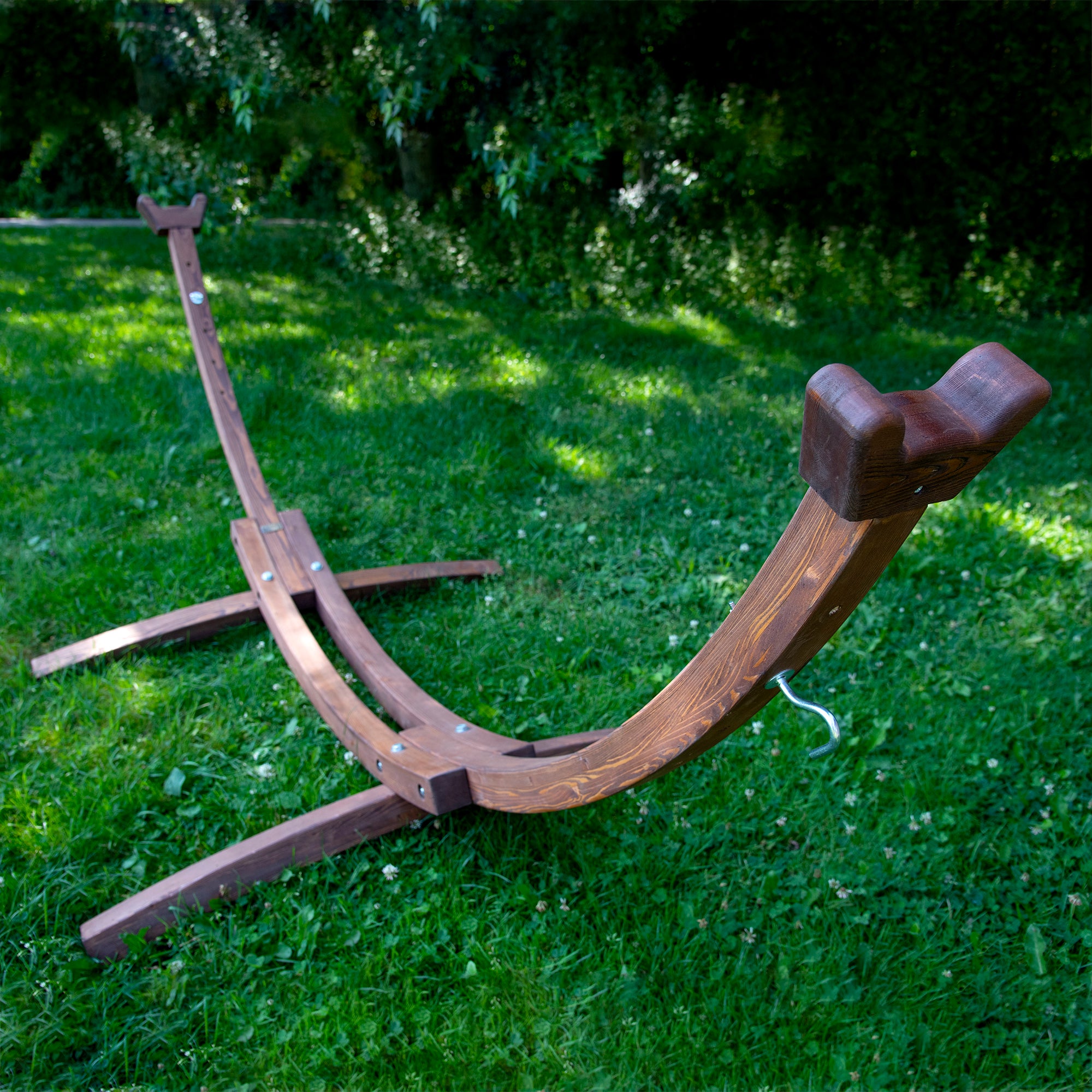 Solid Pine Arc Hammock Stand (305 cm)