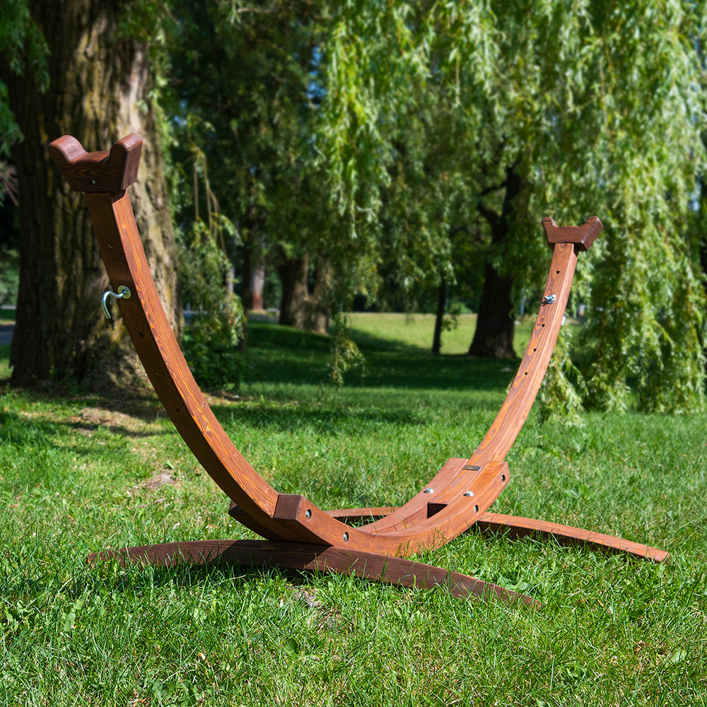 Solid Pine Arc Hammock Stand (305 cm)