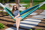 Brazilian Style Cotton Hammock - Cayo Reef