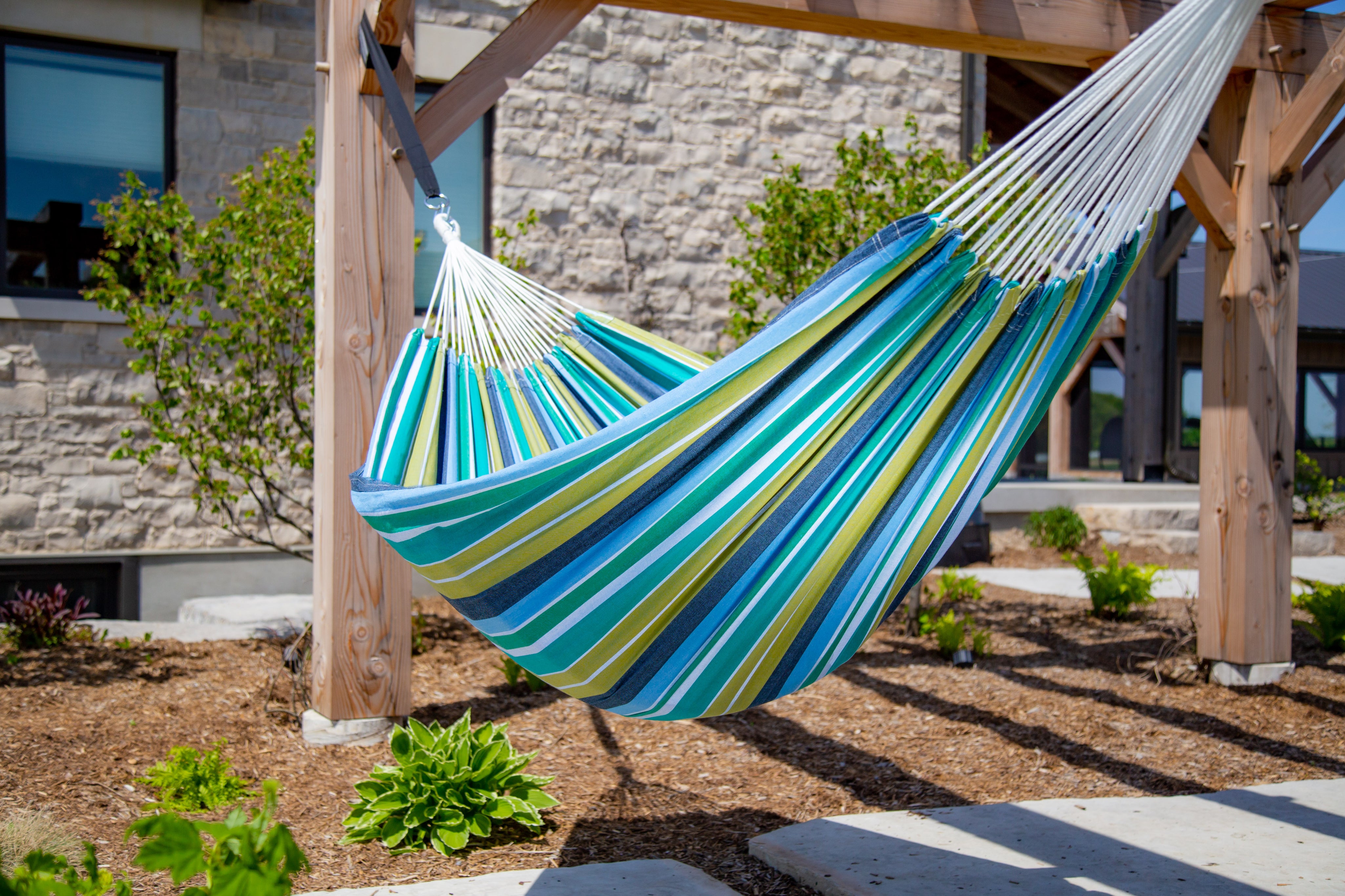 Brazilian Style Cotton Hammock - Cayo Reef