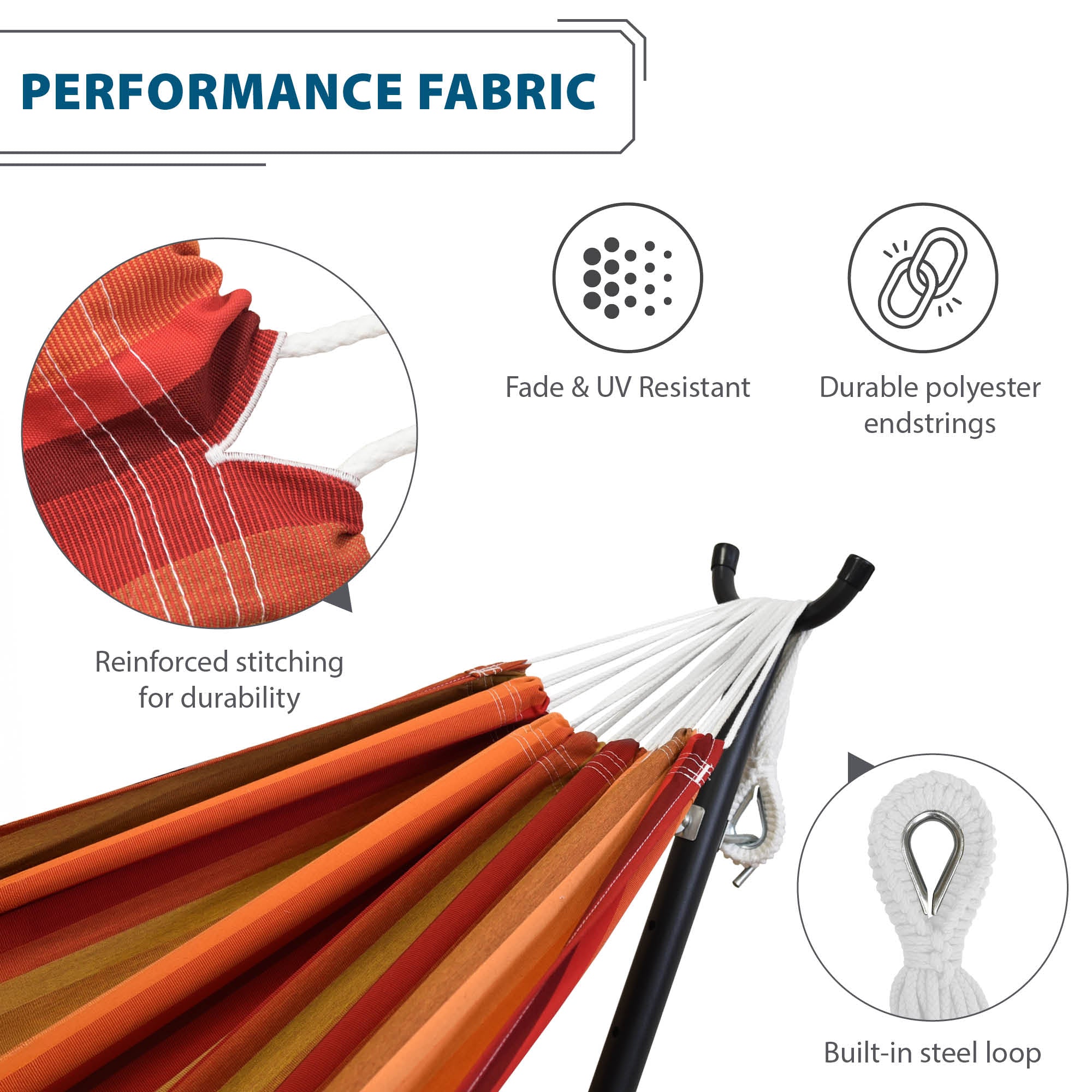 Supporto Per Amaca In Pino Massello | 305 Cm | Reggibile E Regolabile - Foto 6