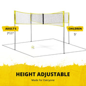 CROSSNET® 4-Square Volleyball Game