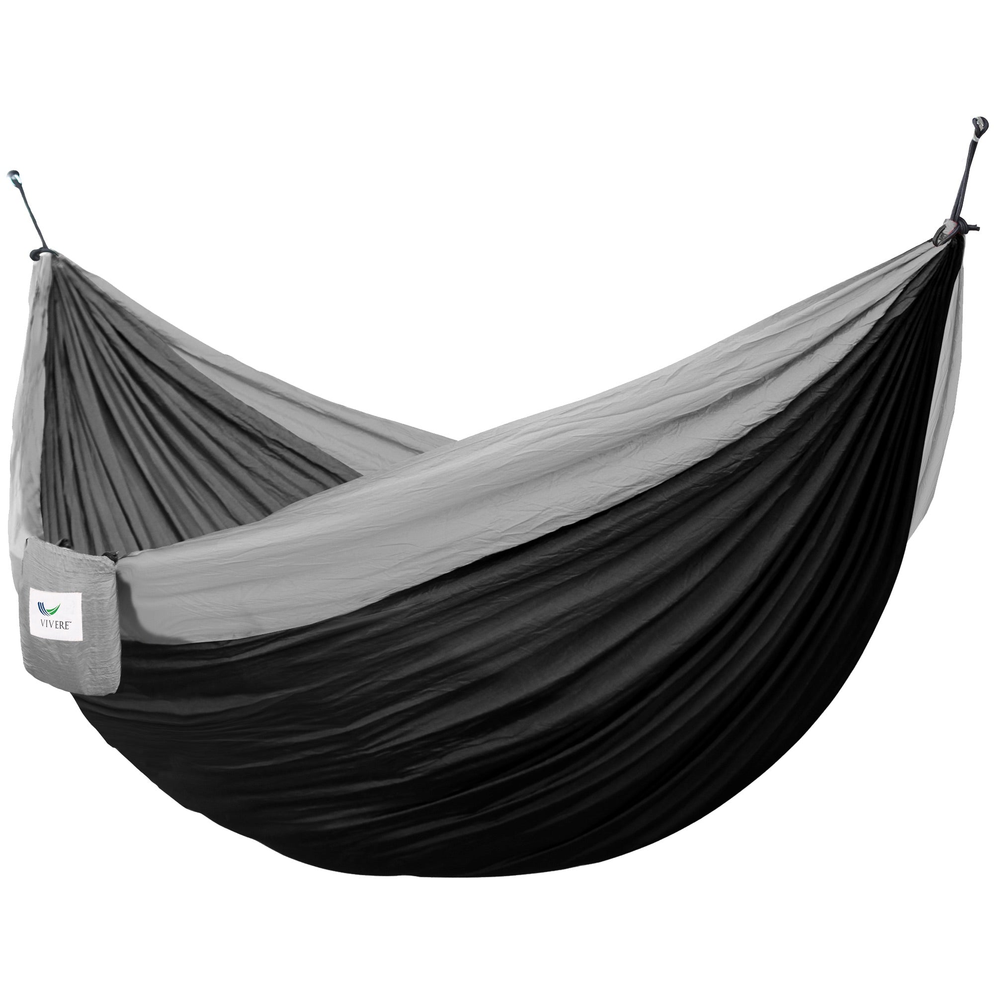 hängematte schwarz weiß Parachute Camping Hammock