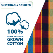 Hamac à double coton avec support (250 cm) - Lagon bleu