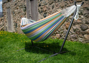Double Cotton Hammock with Stand (250cm) - Retro