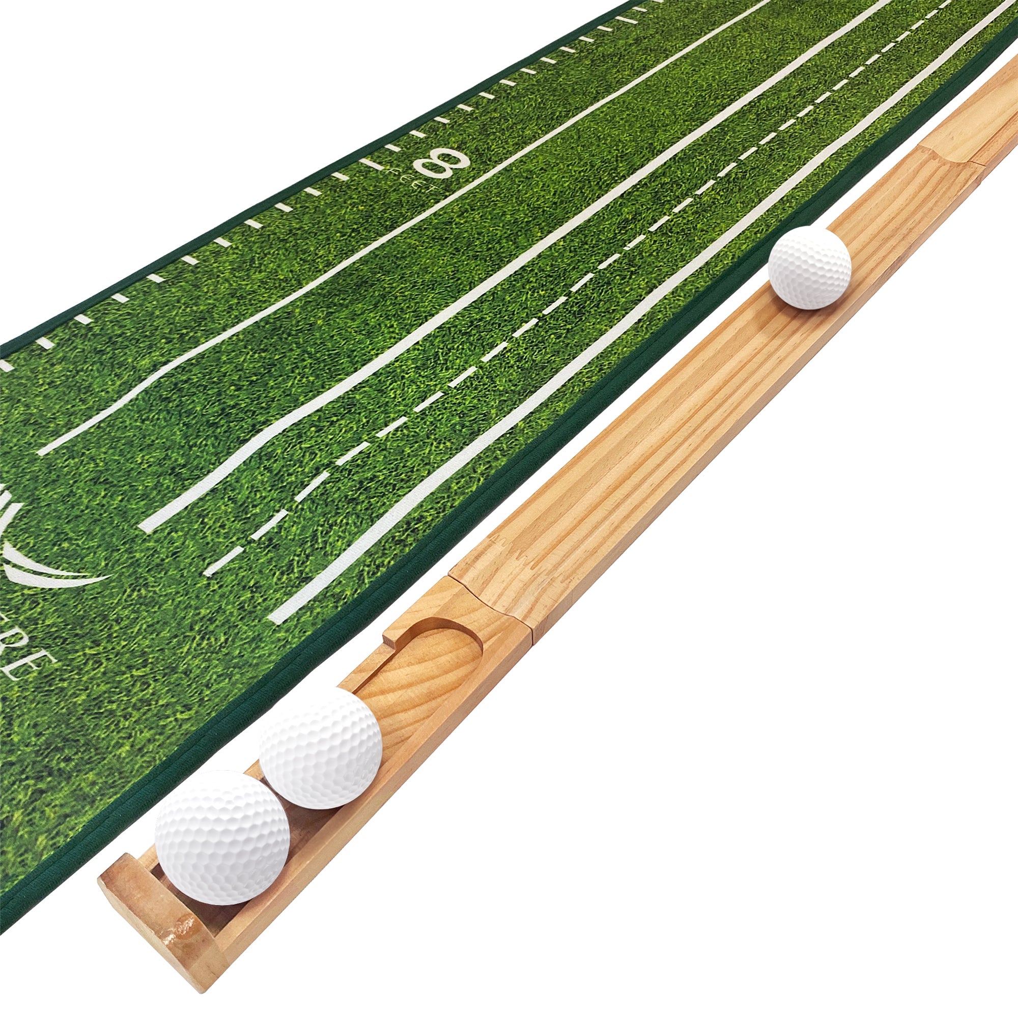 Vivere Golf 2-Hole Putting Green with Ball Return