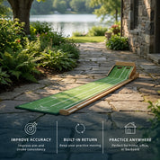 Vivere Golf 2-Hole Putting Green with Ball Return