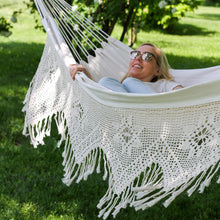 Load image into Gallery viewer, Brazilian Cotton Hammock - Double Deluxe