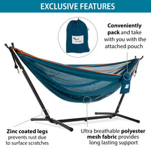 Load image into Gallery viewer, Mesh Hammock with Stand (280 cm)