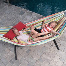 Afbeelding in Gallery-weergave laden, Double Polyester Hammock with Stand