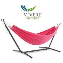 Load image into Gallery viewer, Double Polyester Hammock with Stand
