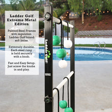 Laden Sie das Bild in den Galerie-Viewer, Ladder Golf Double Ladder Ball Game - Extreme Metal Edition