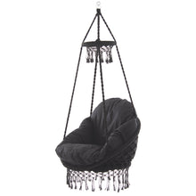 Load image into Gallery viewer, Polyester Macrame Deluxe Chair With Fringe