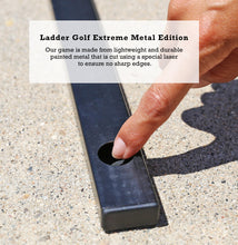 Laden Sie das Bild in den Galerie-Viewer, Ladder Golf Double Ladder Ball Game - Extreme Metal Edition