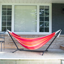 Load image into Gallery viewer, Double Cotton Hammock with Stand